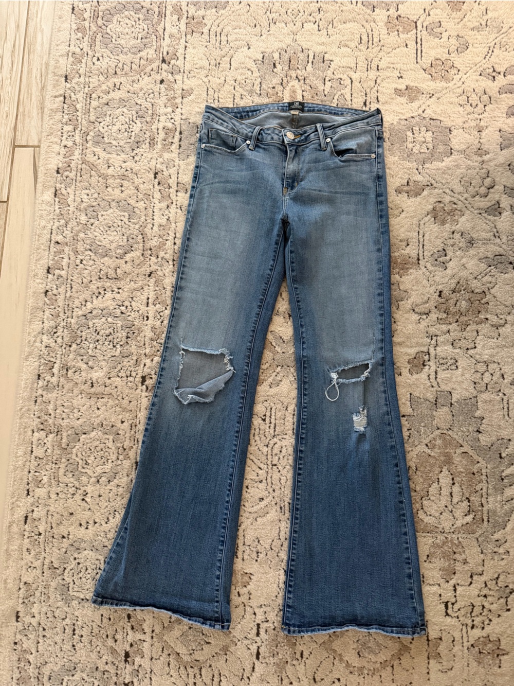 Just Black Low Rise Flair Jeans